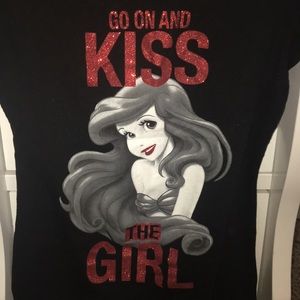 Size Large. Disney Ariel, Go on and kiss the girl